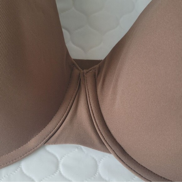 Skims Fits Everybody T-shirt Bra Brown Size 38DD Jasper Underwire - Picture 3 of 11